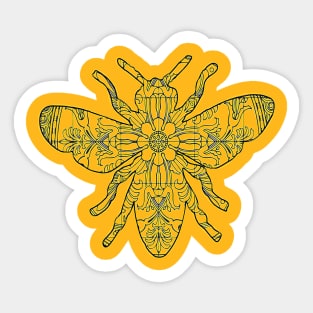 Bee Mandala Sticker